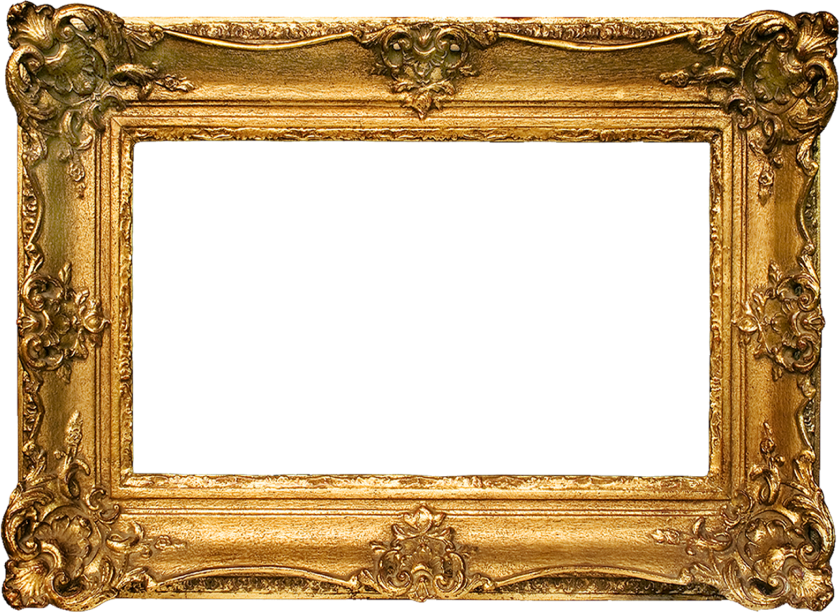 A guilded frame as the page header image